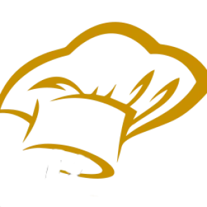 Logo der Genusswerkstatt - eine goldene Kochmütze